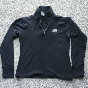 Mountain Hardwear Black Quarter-Zip Pullover
